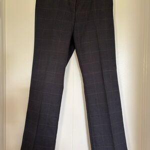 LOFT Women’s Gray Plaid Dress Pants